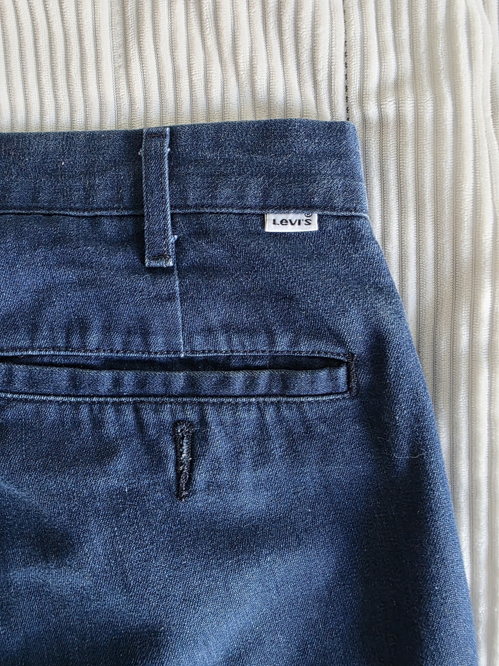 Levi's Strauss & Co Men's Navy Straight Jeans Chino Trouser